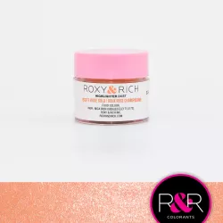 Prachová metalická barva  2,5g Highlighter soft rose gold - Roxy and Rich