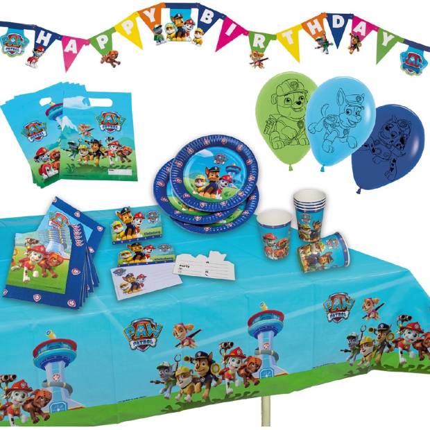 Sada na párty Paw Patrol 51ks - tib