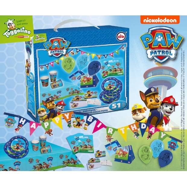 Sada na párty Paw Patrol 51ks - tib