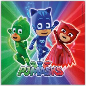 Ubrousky  33x33cm PJ Masks - Procos