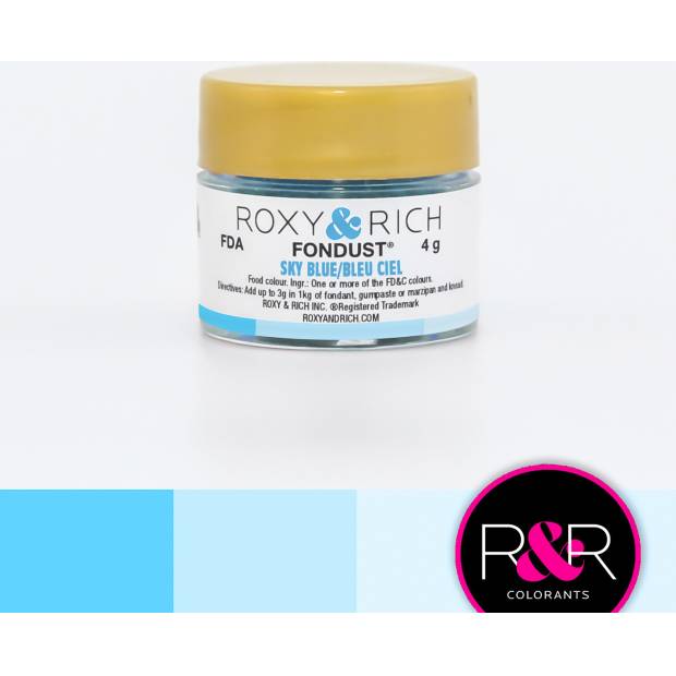 Prachová barva 4g nebesky modrá - Roxy and Rich