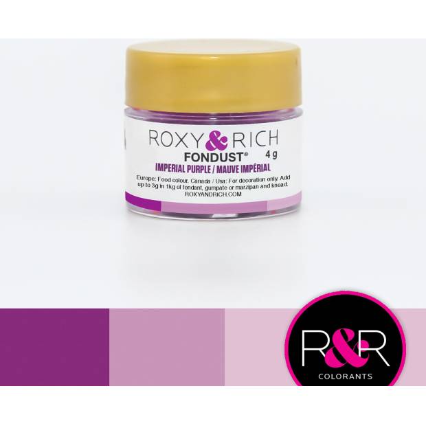 Prachová barva 4g Imperial fialová - Roxy and Rich