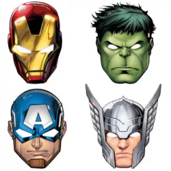 Avengers masky pro děti 4ks - Procos