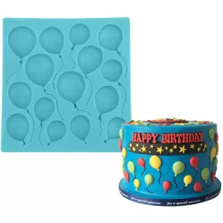 Silikonová formička balónky 9,5x9,5cm - Cakesicq