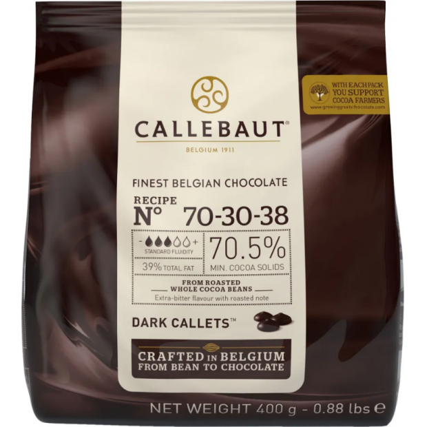 Čokoláda hořká 70% 0,4kg - Callebaut