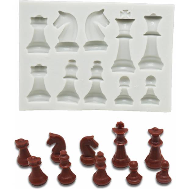 Silikonová formička na šachy 10,5x7,5cm - Cakesicq