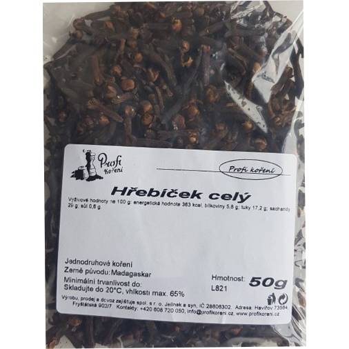 Hřebíček celý (50g) - Koření