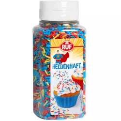 Cukrové zdobení barevné tyčinky Superman 139g - RUF