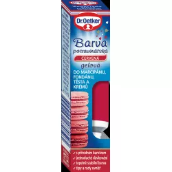 Barva gelová potravinářska červená 10g - Dr. Oetker