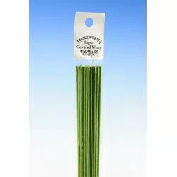 Aranžovací drát zelený 36cm 50ks č.32 - Hamilworth