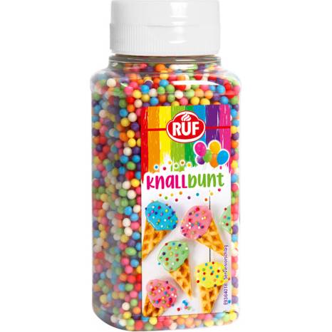 Cukrové zdobení barevné perličky 125g - RUF