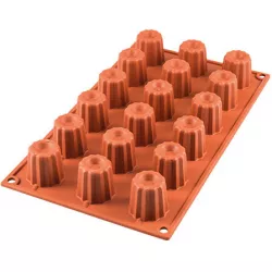 Silikonová forma mini Canelé 1,8x3,5x3,5cm 540ml - Silikomart
