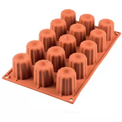 Silikonová forma Canelé 4,5x4,5cm 900ml - Silikomart