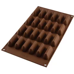 Silikonová forma na čokoládu Střecha 24x14g - Silikomart