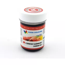 Gelová barva (Carmine Red) karmínově červená 35 g - Food Colours