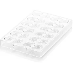 Profesionální polykarbonátová forma na pralinky COCCIA kapka / slza 29x8ml - Silikomart