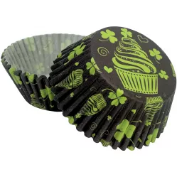 Košičky na muffiny motiv zelený cupcake (50 ks) - Alvarak