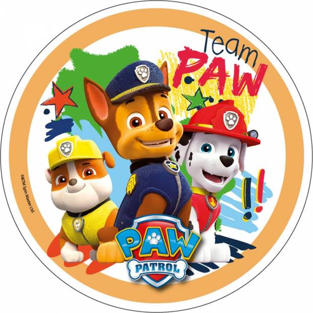 Jedlý papír Paw patrol 21cm - Modecor