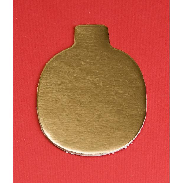 Podložka papír zlatá minidezert 10x6,5cm (ovál) 200 ks - Monaco