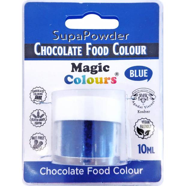 Prášková barva do čokolády Magic Colours (5 g) Choco Blue