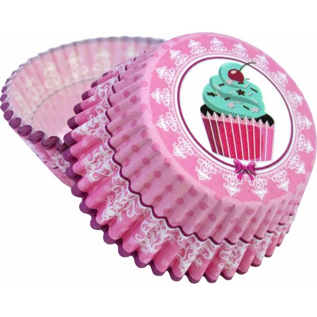 Košíčky na muffiny motiv cupcake (50 ks) - Alvarak
