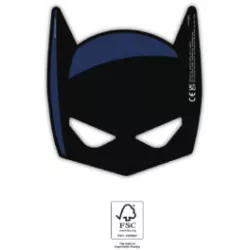Papírová maska 6ks Batman - Procos