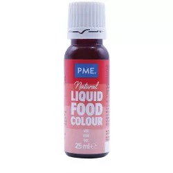 Přírodní potravinářská barva červená 25 ml - PME
