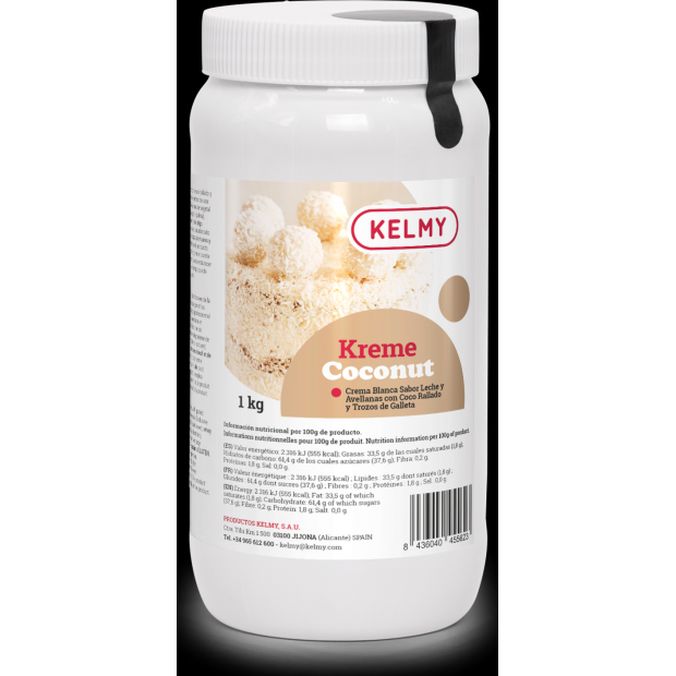 Bílý krém se strouhaným kokosem 1kg - Kelmy