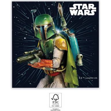 Ubrousky 33x33cm Star Wars 20ks Mandalorian - Procos