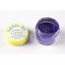 Třpyt dekorační disco Purple - Edable Art