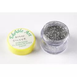 Třpyt dekorační disco Silver - Edable Art