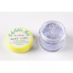 Třpyt dekorační disco Baby Lilac - Edable Art