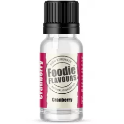 Přírodní koncentrované aroma 15ml brusinka - Foodie Flavours