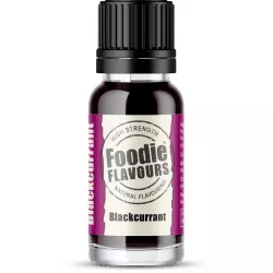 Přírodní koncentrované aroma 15ml černý rybíz - Foodie Flavours