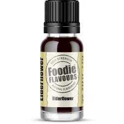 Přírodní koncentrované aroma 15ml černý bez - Foodie Flavours