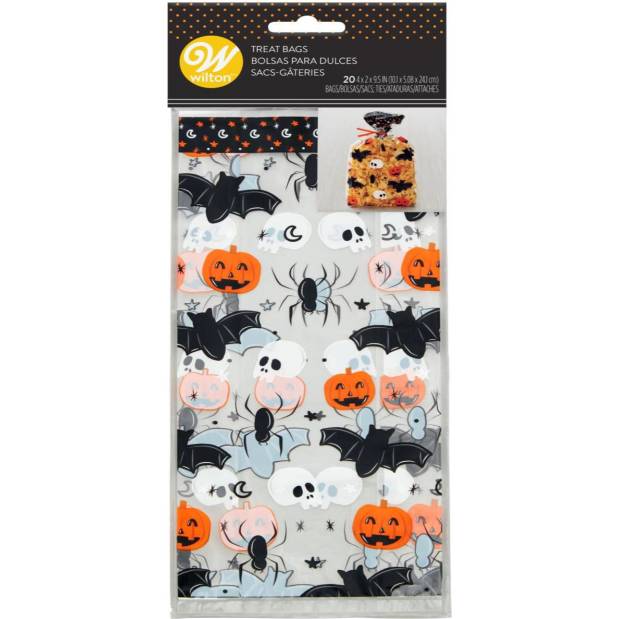 Celofánové sáčky 20ks Halloween - Wilton