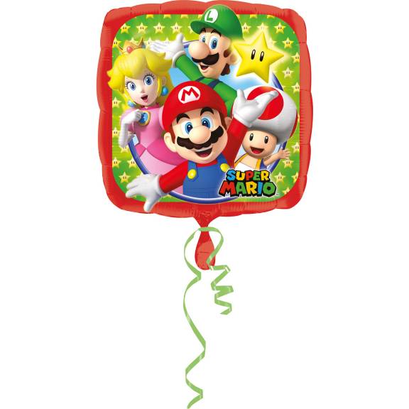 Fóliový balónek super Mário 43cm - Amscan