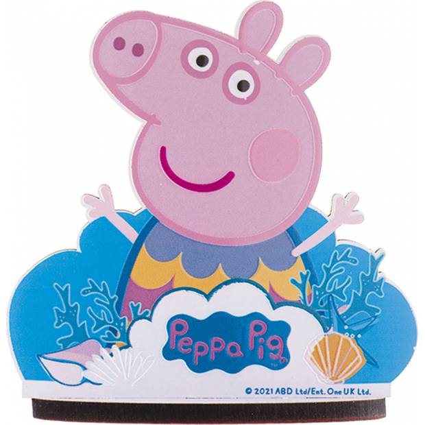 Dřevěná dekorace na dort, Peppa pig - Dekora