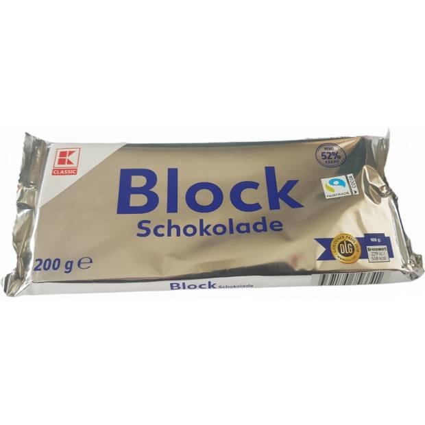 Block 200g 52% Kakao čokoláda - Ostatní