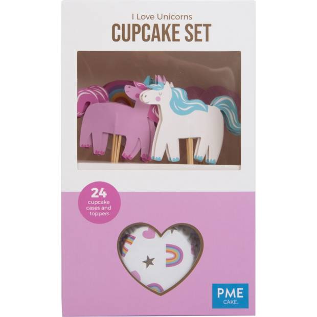 Cupcake set unicorn, 24ks - PME