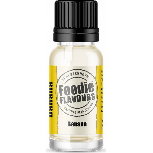 Přírodní koncentrované aroma 15ml banán - Foodie Flavours