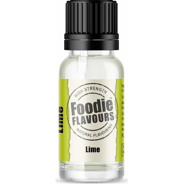 Přírodní koncentrované aroma 15ml limetka - Foodie Flavours