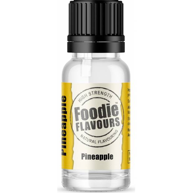 Přírodní koncentrované aroma 15ml ananas - Foodie Flavours