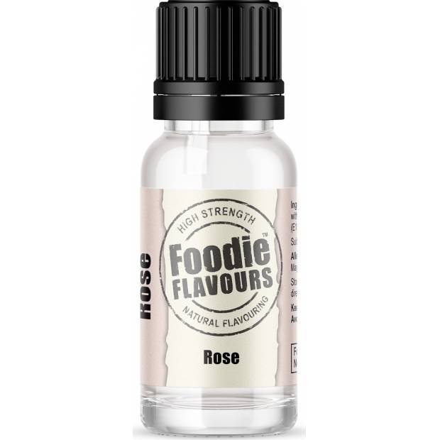 Přírodní koncentrované aroma 15ml růže - Foodie Flavours
