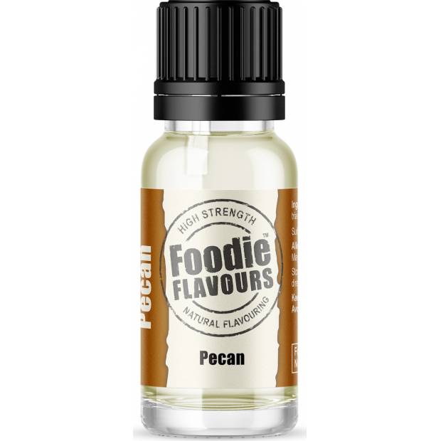 Přírodní koncentrované aroma 15ml pekanový ořech - Foodie Flavours