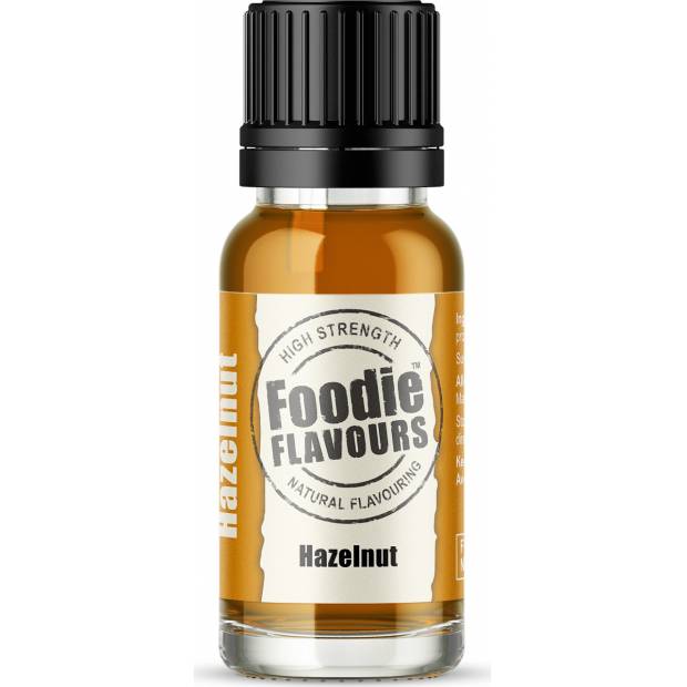 Přírodní koncentrované aroma 15ml lískový ořech - Foodie Flavours