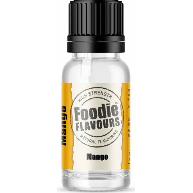 Přírodní koncentrované aroma 15ml mango - Foodie Flavours