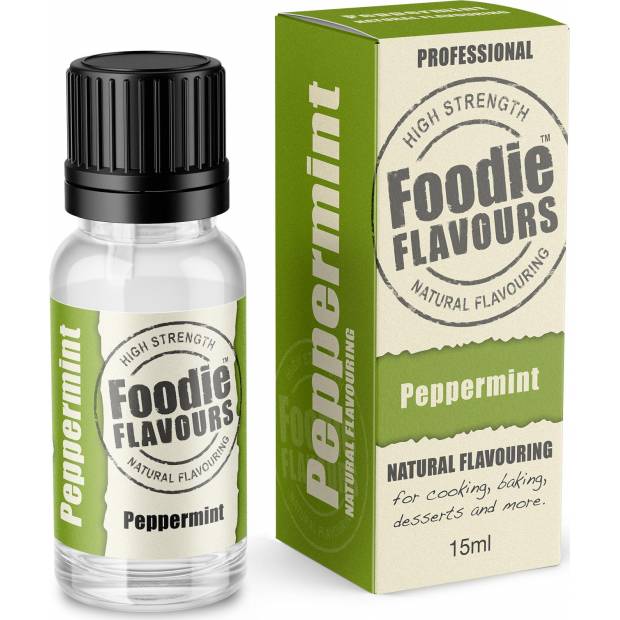 Přírodní koncentrované aroma 15ml máta - Foodie Flavours