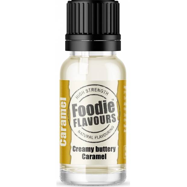 Přírodní koncentrované aroma 15ml máslový karamel - Foodie Flavours