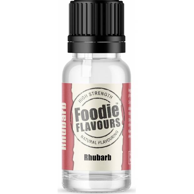 Přírodní koncentrované aroma 15ml rebarbora - Foodie Flavours